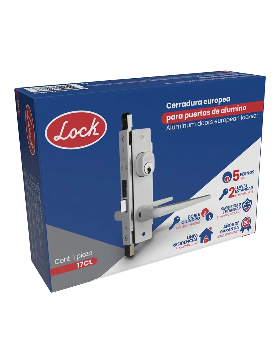 Cerradura Empotrar 17CL manual