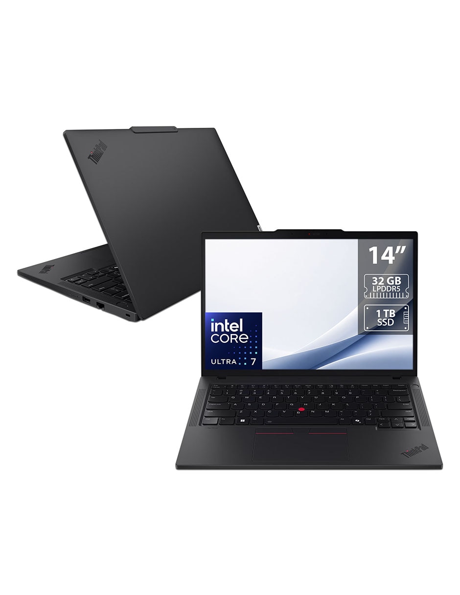 Laptop ThinkPad T14 G6 14 pulgadas WUXGA Intel Core Ultra 7 258V Intel Arc 32 GB RAM 1 TB Laptop ThinkPad T14 G6 14 pulgadas WUXGA Intel Core Ultra 7 258V Intel Arc 32 GB RAM 1 TB