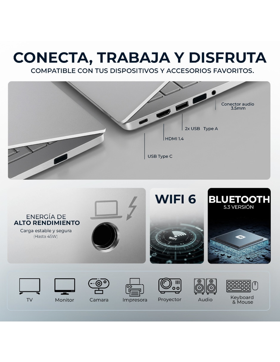 Laptop C7GN5AT#ABM 15.6 pulgadas Full HD AMD Ryzen 5 Integradas 8 GB RAM 512 GB SSD Laptop C7GN5AT#ABM 15.6 pulgadas Full HD AMD Ryzen 5 Integradas 8 GB RAM 512 GB SSD