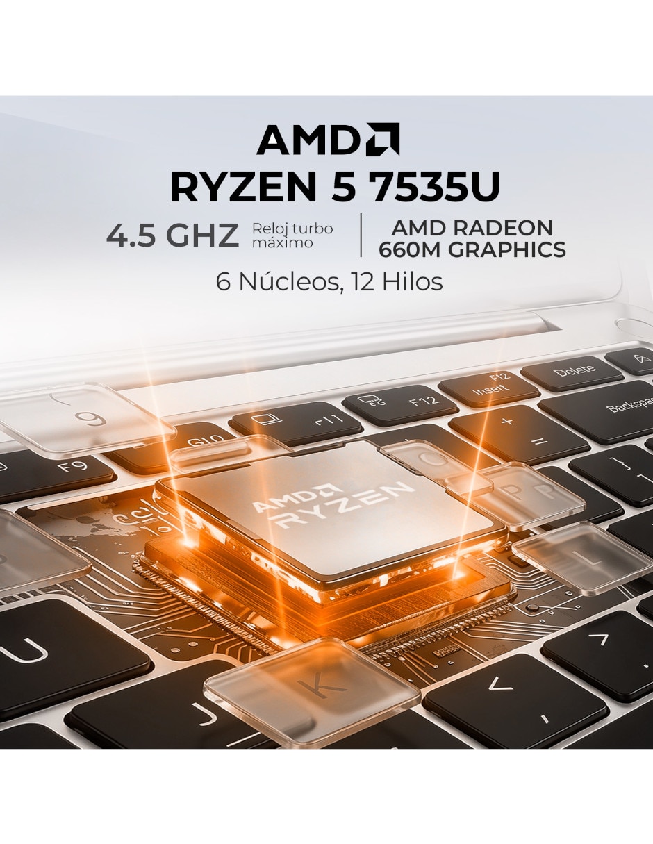 Laptop C7GN5AT#ABM 15.6 pulgadas Full HD AMD Ryzen 5 Integradas 8 GB RAM 512 GB SSD 6