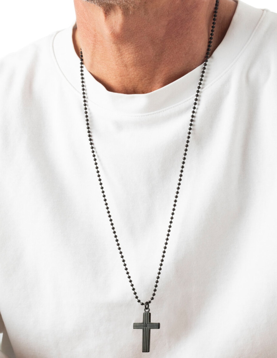 Collar lotus style men in black