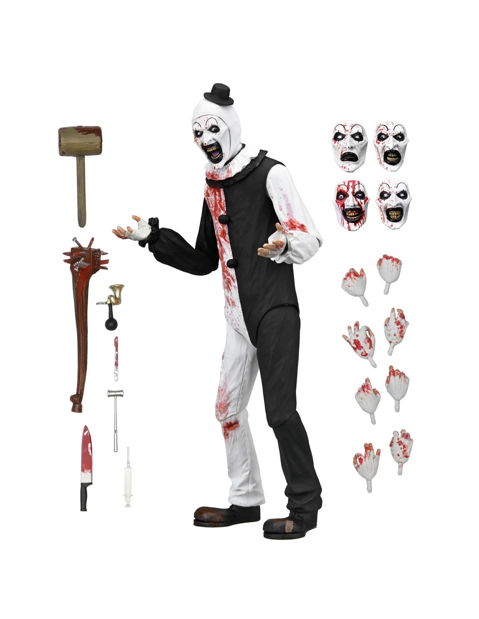 Figura de colección articulada Terrifier Art the Clown Ultimate Neca 1