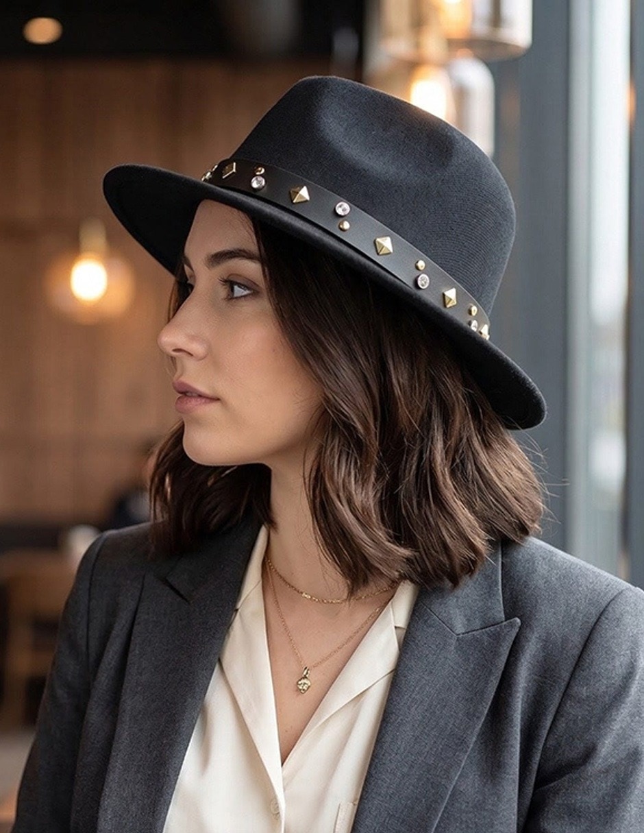 Sombrero casual estampado urbano 4