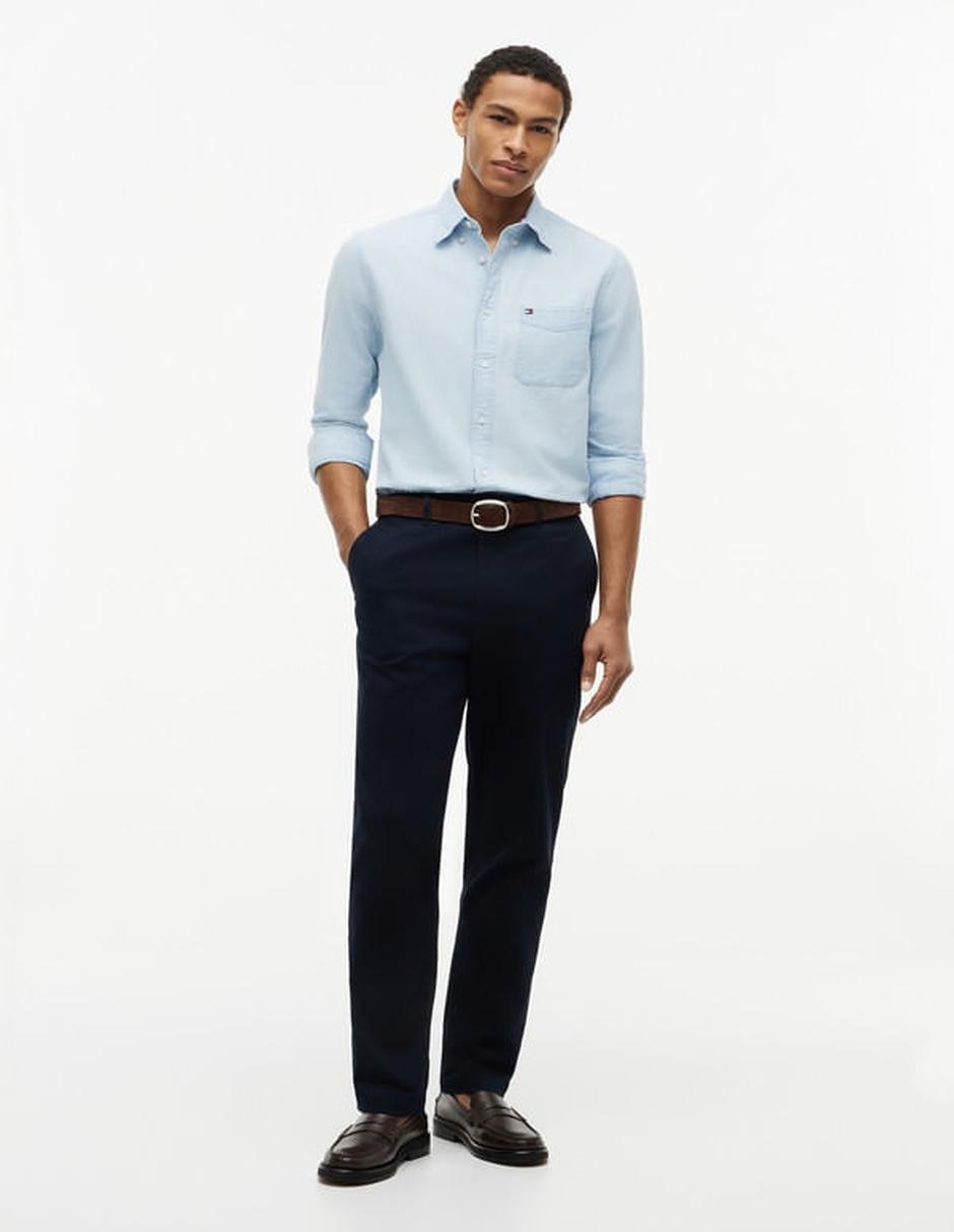 Camisa casual de algodón manga larga para hombre 4