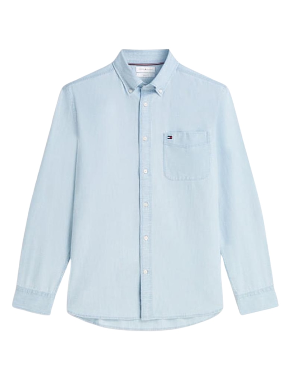 Camisa casual de algodón manga larga para hombre 5