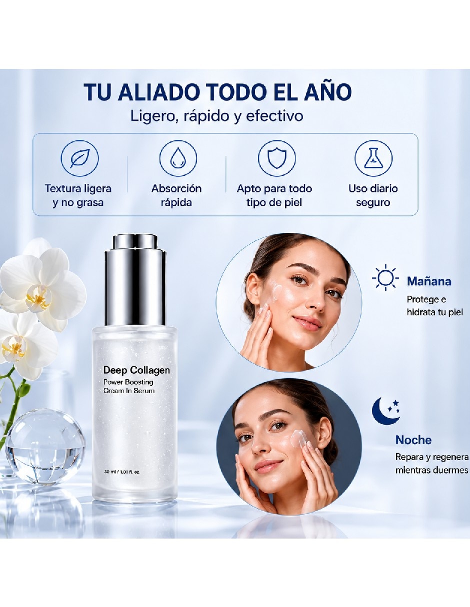 Sérum antiedad facial Sérum facial colágeno antiarrugas de todo tipo de piel 2