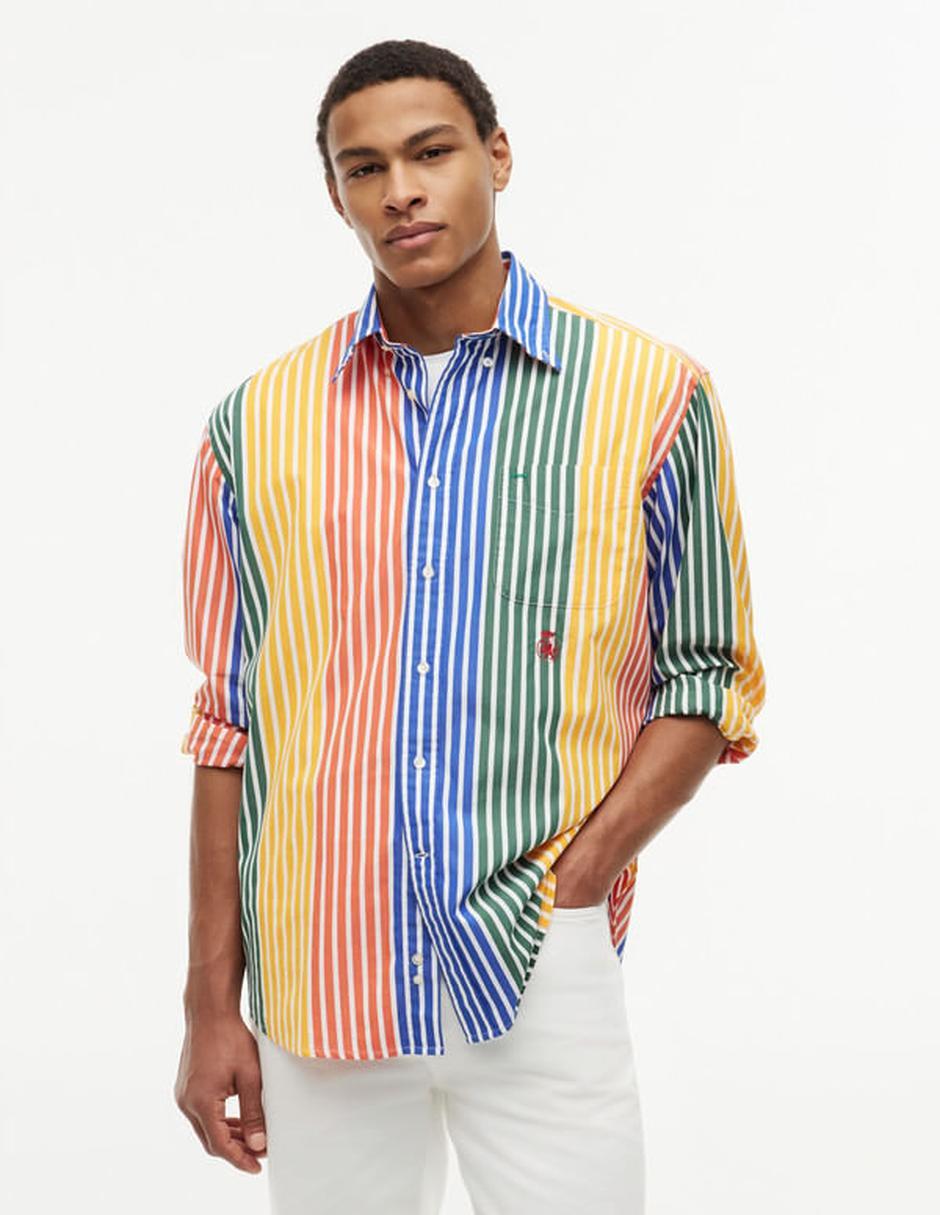 Camisa casual de algodón manga larga para hombre Camisa casual de algodón manga larga para hombre