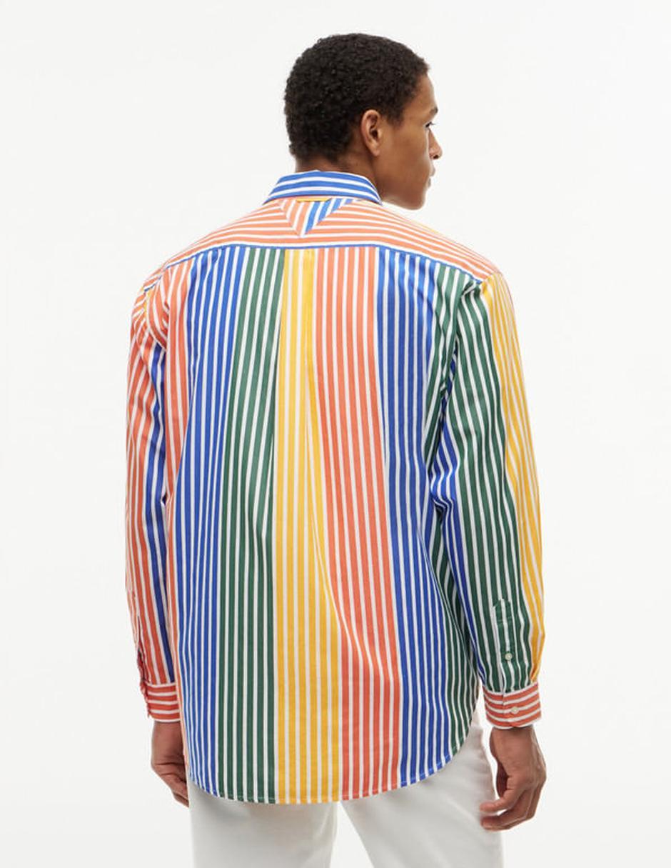 Camisa casual de algodón manga larga para hombre 2