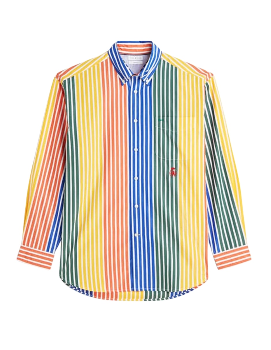 Camisa casual de algodón manga larga para hombre 5