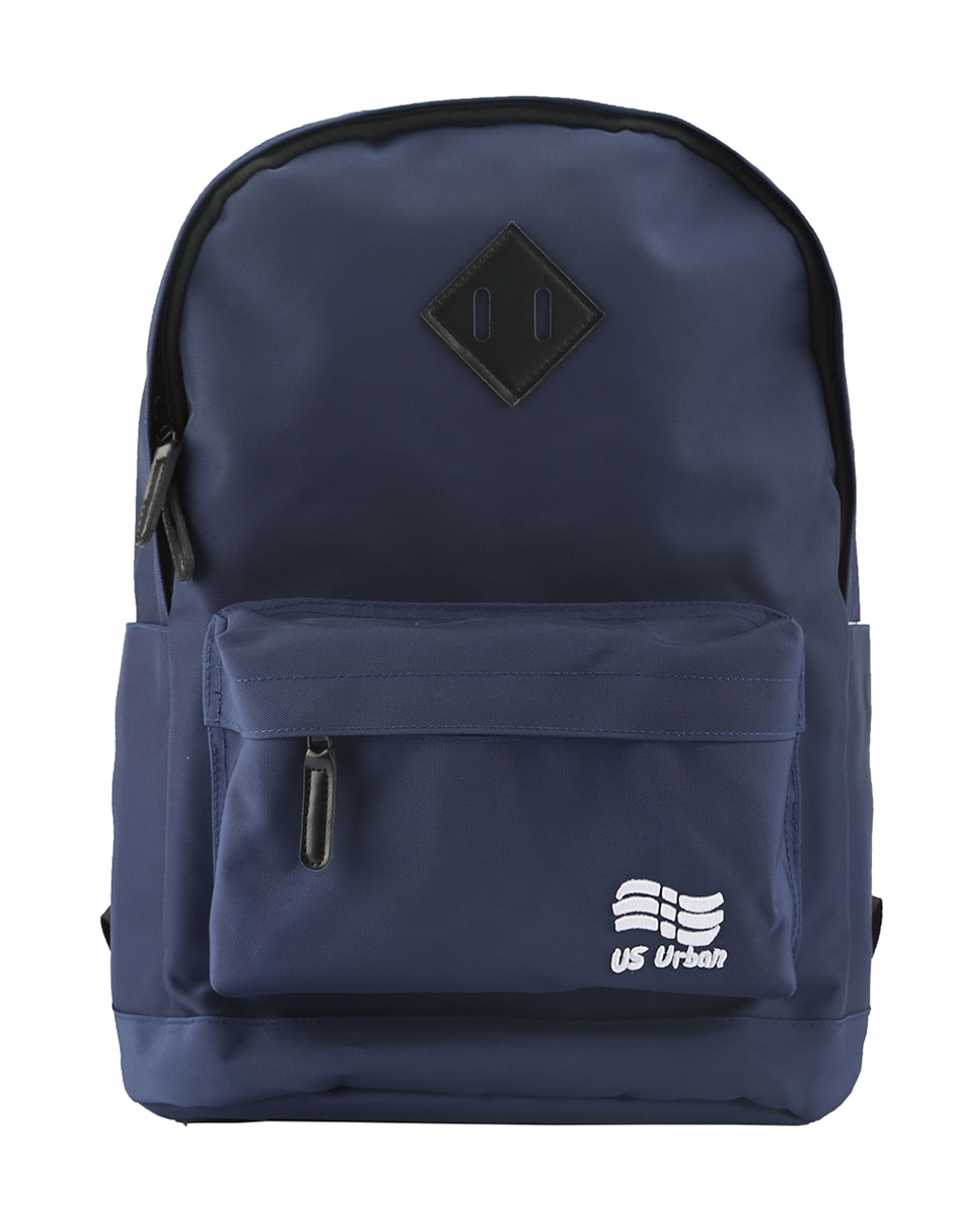 Mochila con portalaptop lisa unisex