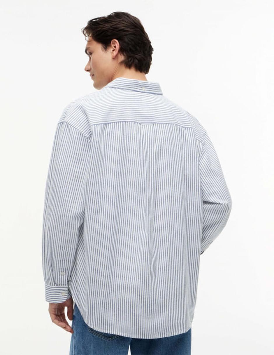 Camisa casual de algodón manga larga para hombre 2