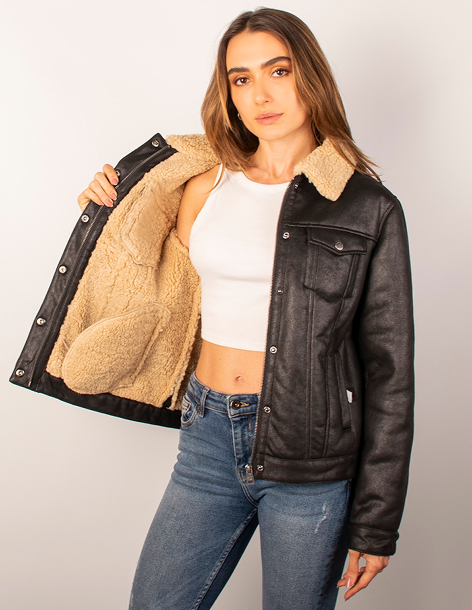 Chamarra casual greenlander para mujer 2