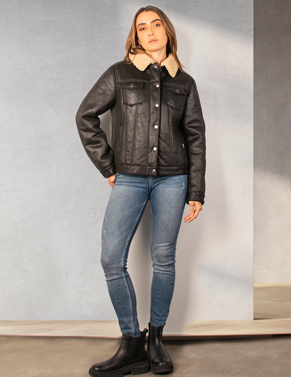 Chamarra casual greenlander para mujer 6