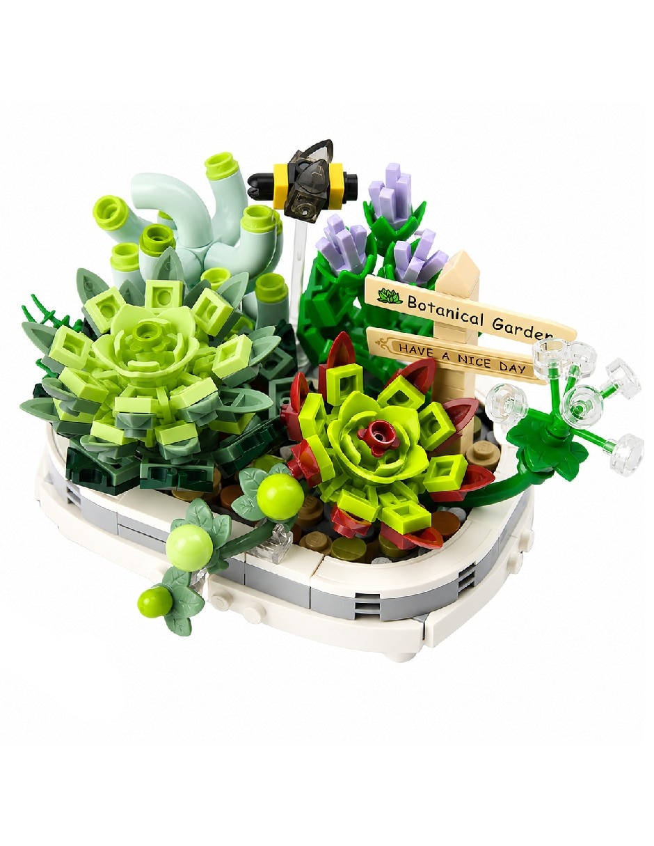 Plantas suculentas de bloques de construcción 13288GU
