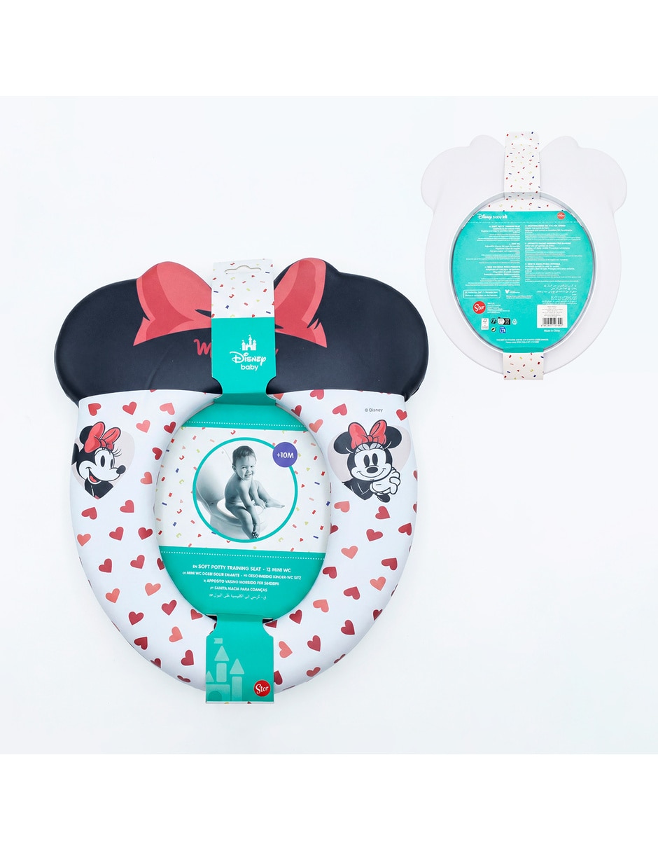 Entrenador de baño minnie mouse
