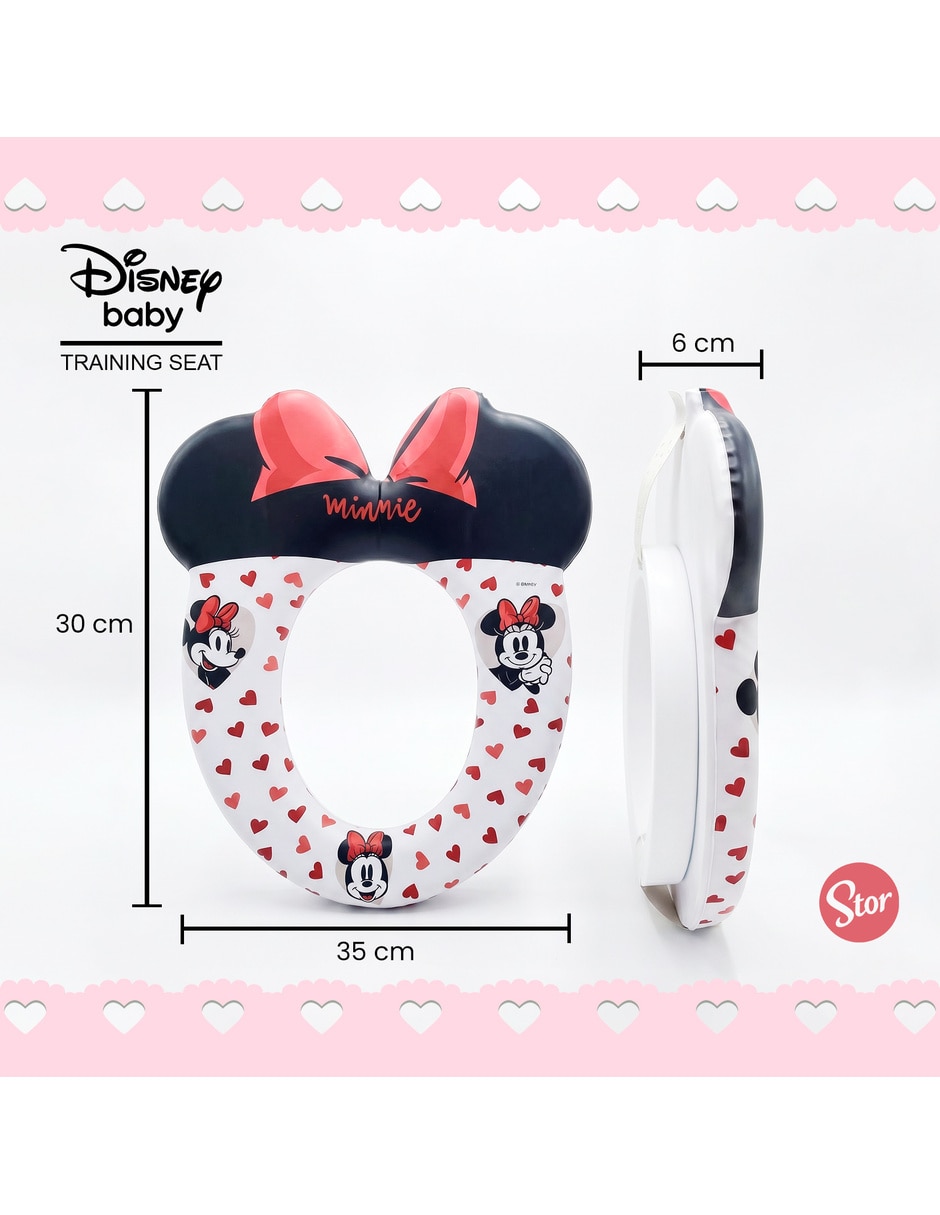 Entrenador de baño minnie mouse 9