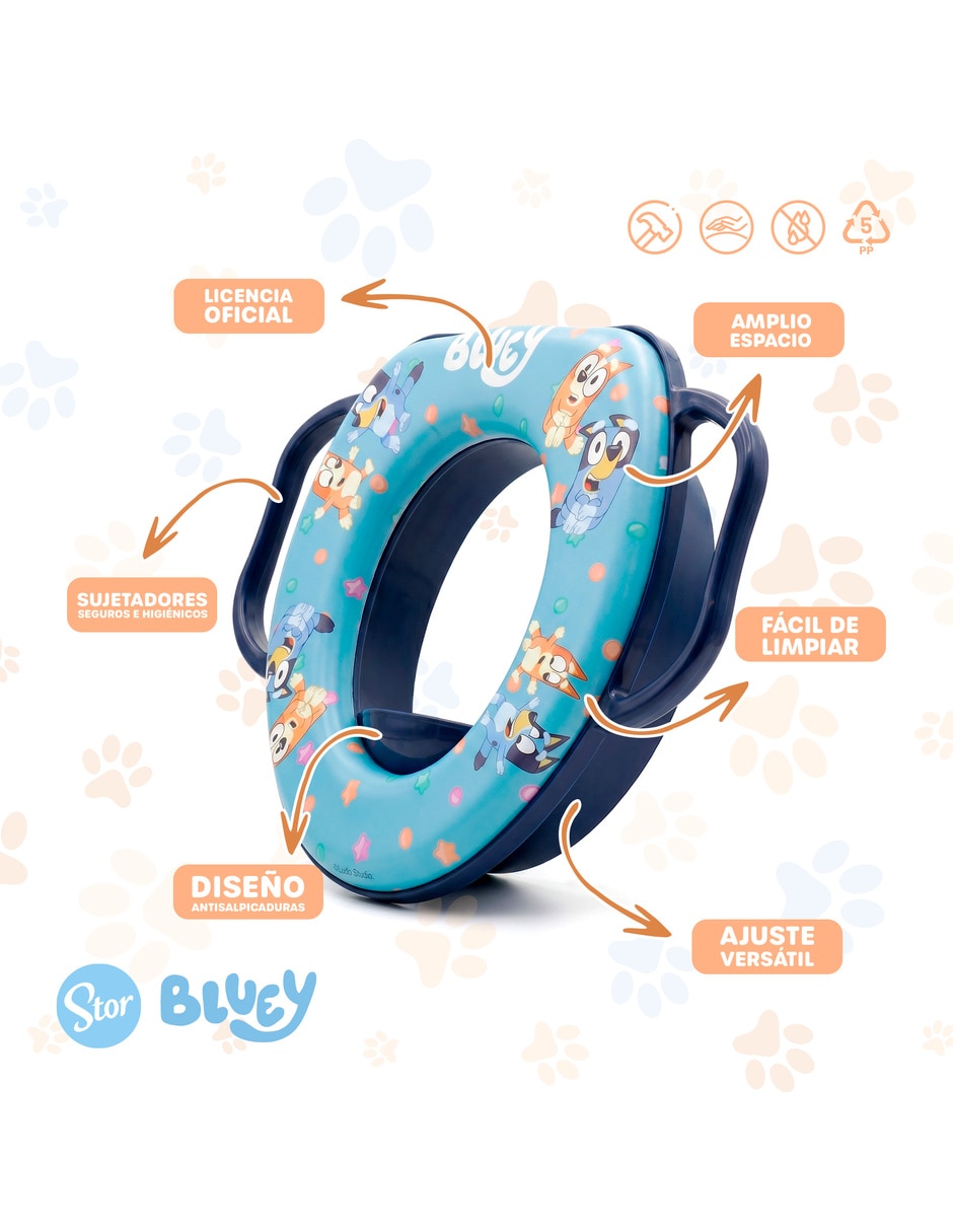 Entrenador de baño bluey 2