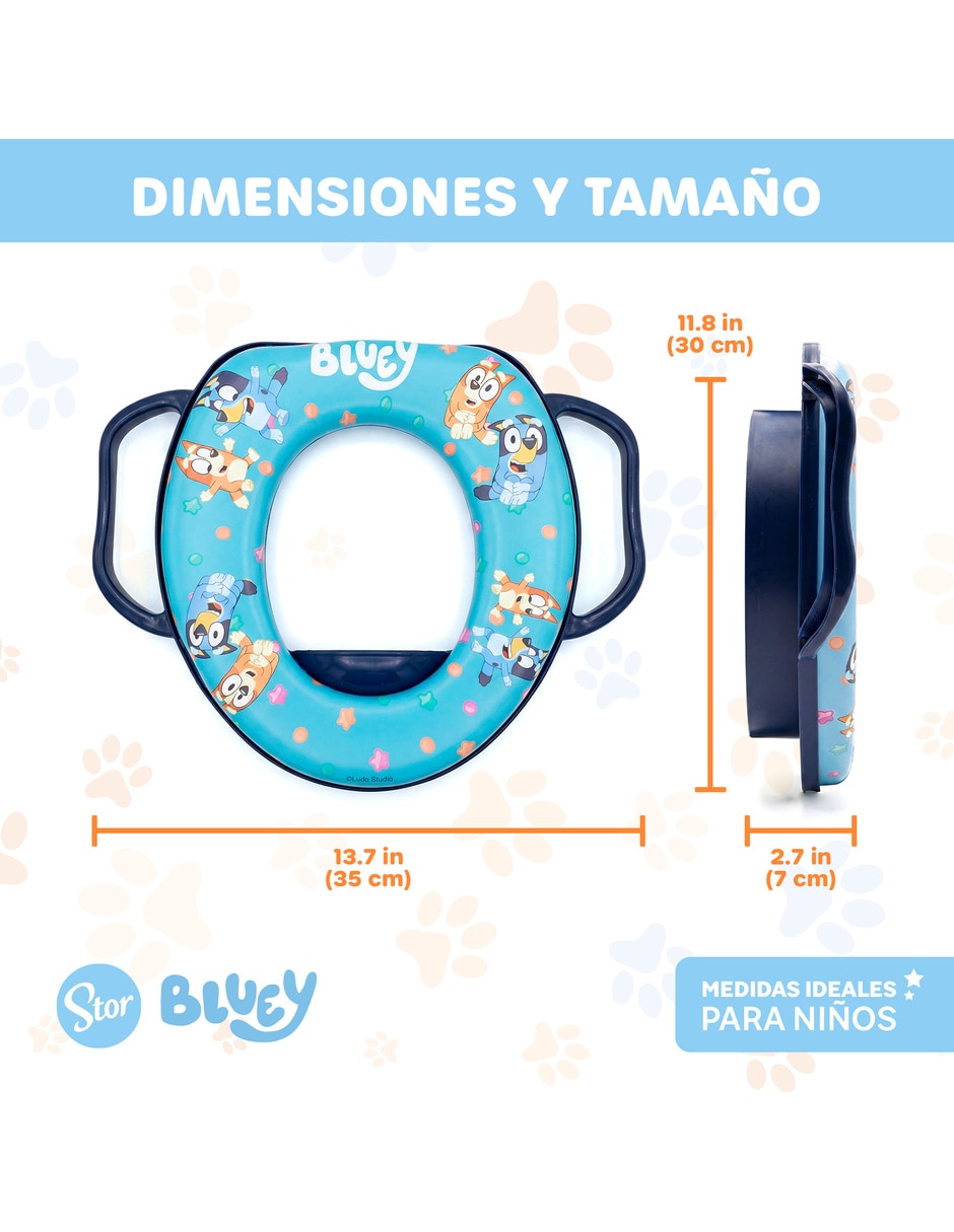 Entrenador de baño bluey 8
