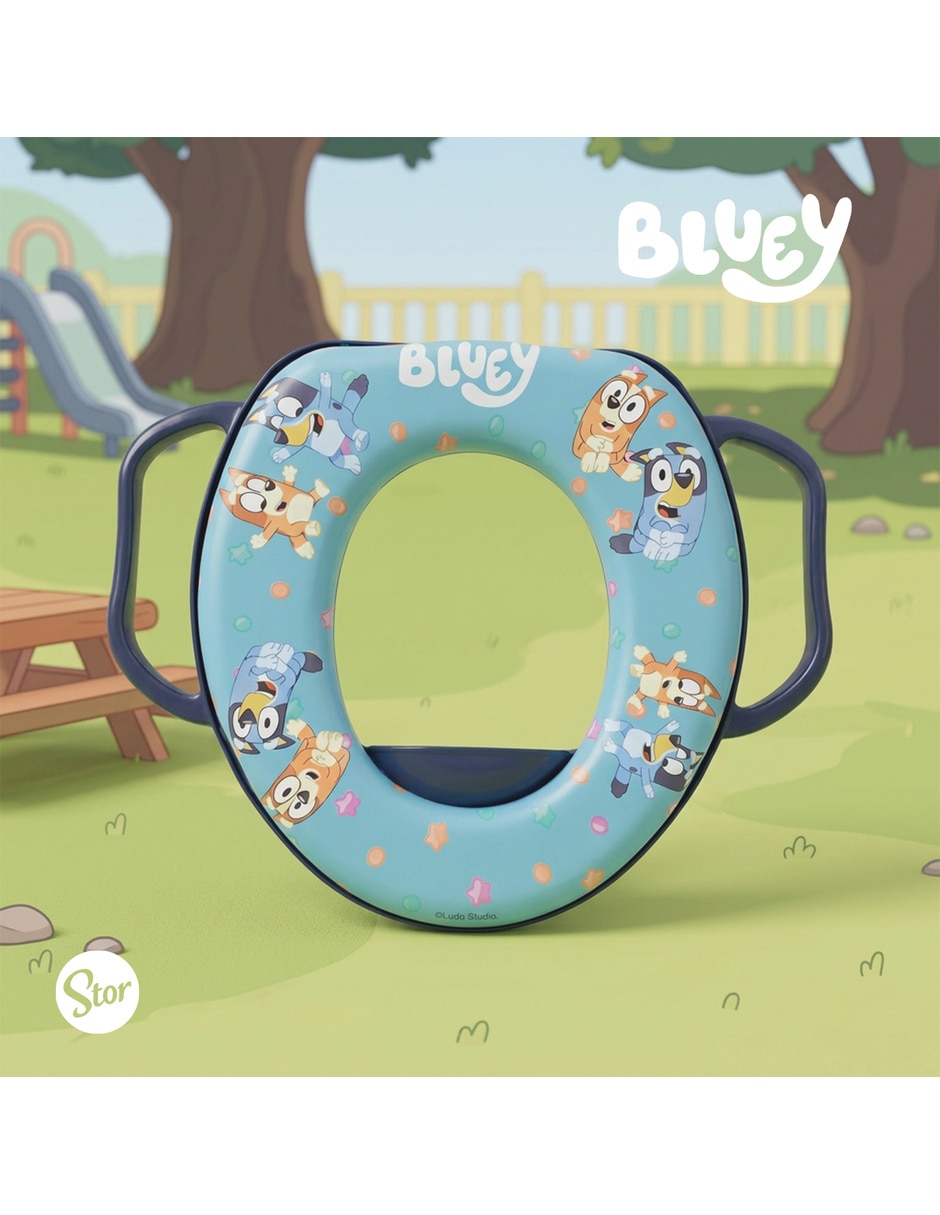 Entrenador de baño bluey 4