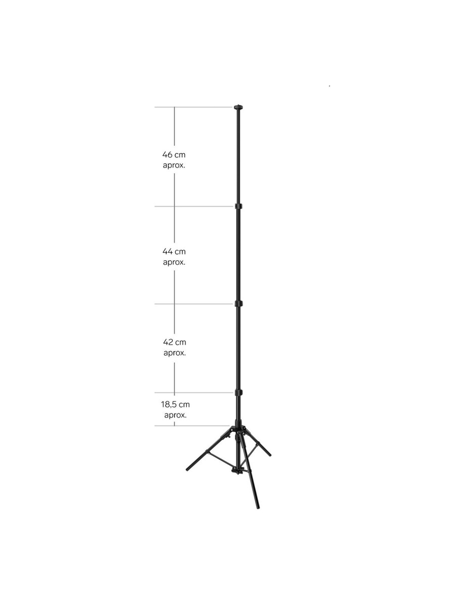 Tripie MOV-0380 de aluminio 2