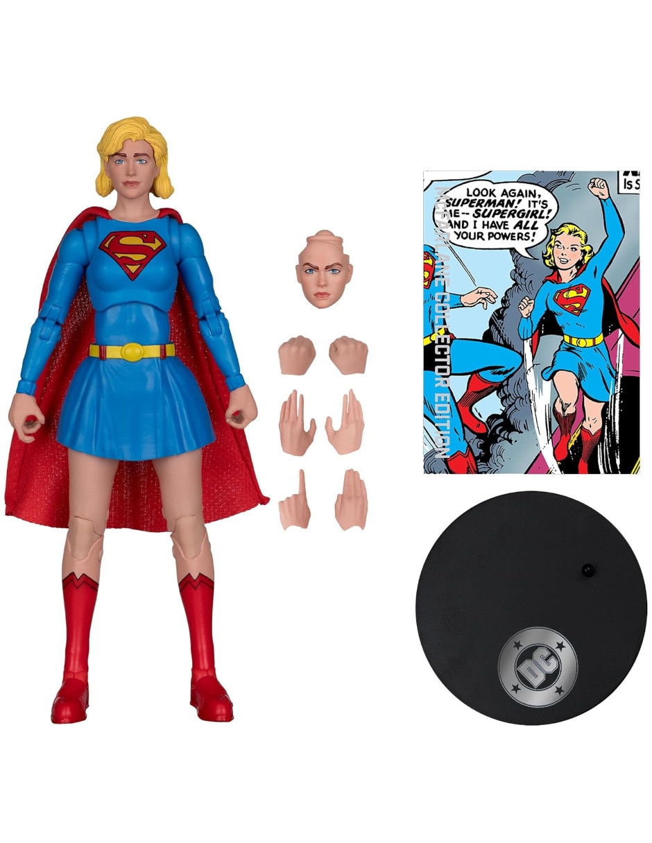 Set de figura de colección articulada DC Multiverse Supergirl 2