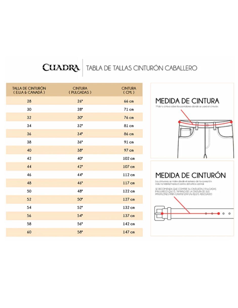 Cinturón para para hombre