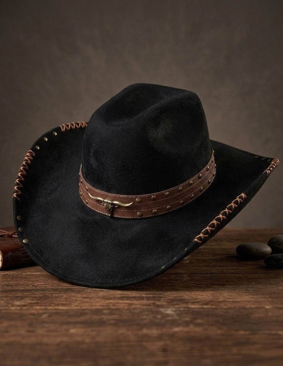 Sombrero para fabellino estampado vaquera 2