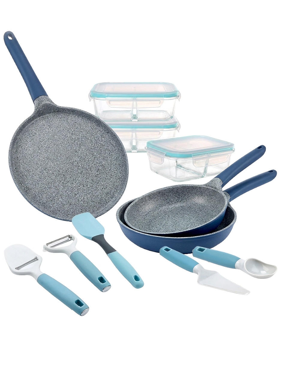 Batería de cocina WESTINGHOUSE WCCS204311AMBB de Aluminio antiadherente Antiadherente sin PFOA 11 piezas piezas Batería de cocina WESTINGHOUSE WCCS204311AMBB de Aluminio antiadherente Antiadherente sin PFOA 11 piezas piezas
