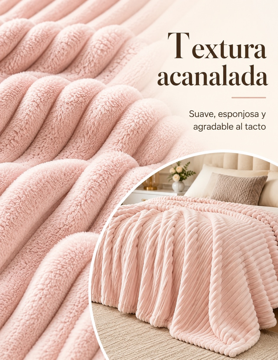 Cobertor estampado liso 2