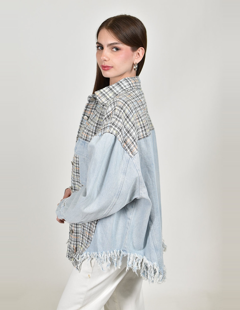 Chamarra casual roman fashion para mujer 2