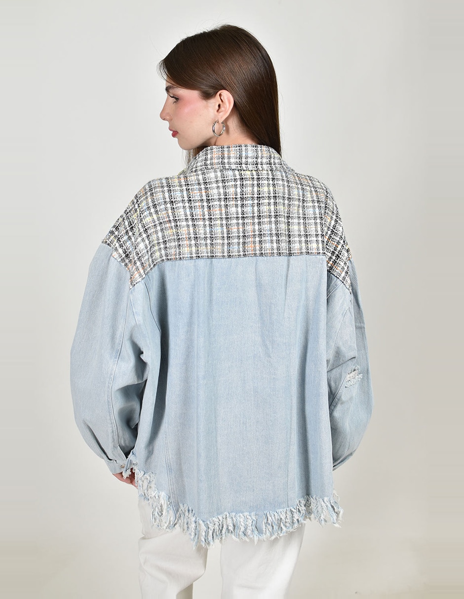 Chamarra casual roman fashion para mujer 5