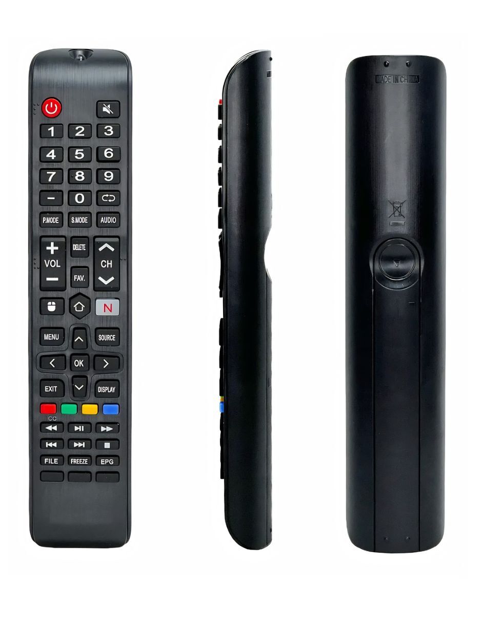 Control remoto para Smart TV Daewoo RC801BA L32U7500AN, L24V639VAE, L32S7800TN, L43S7800TN, L49S7800TN, L55S7800TN, L32V780BTS, L43V780BTS.