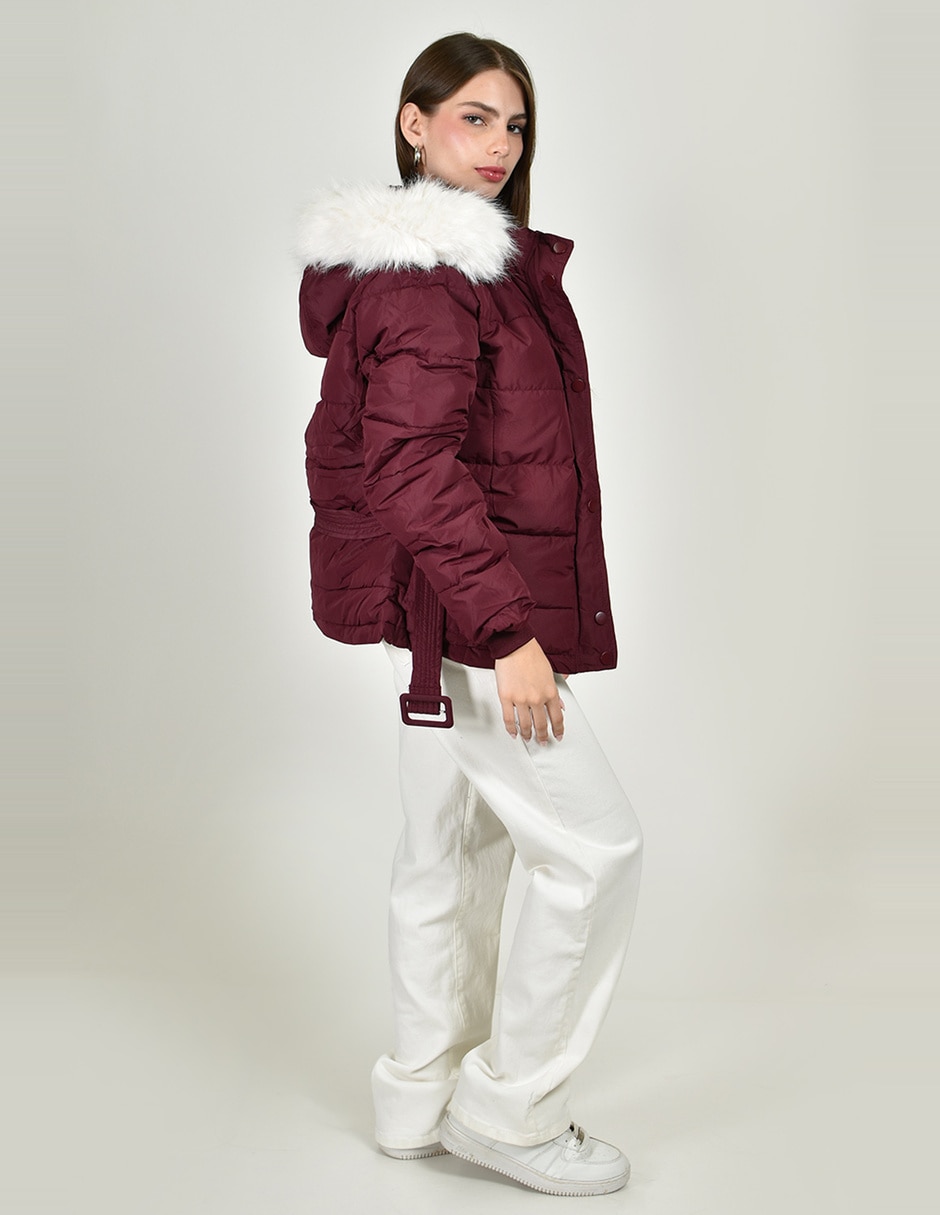 Chamarra acolchada roman fashion para mujer 2