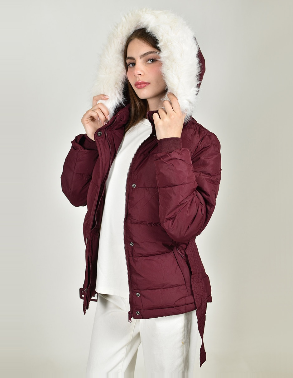 Chamarra acolchada roman fashion para mujer 3
