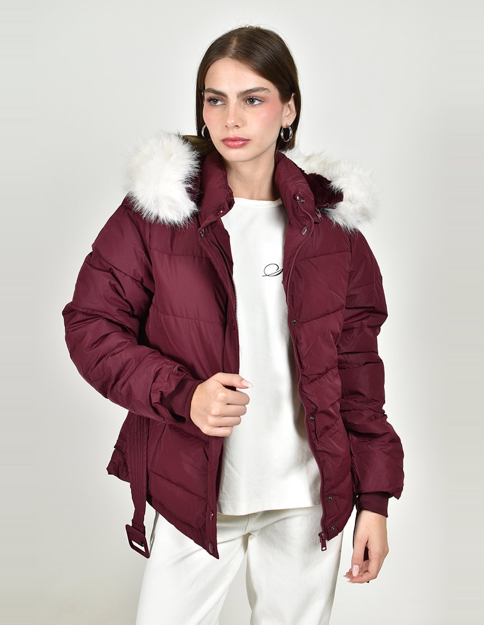Chamarra acolchada roman fashion para mujer 4