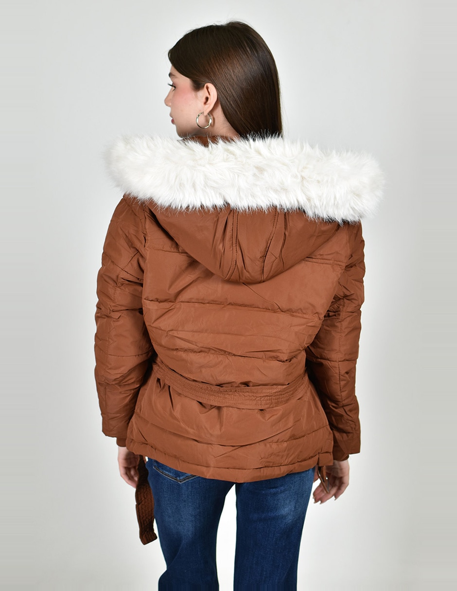 Chamarra acolchada roman fashion para mujer 5