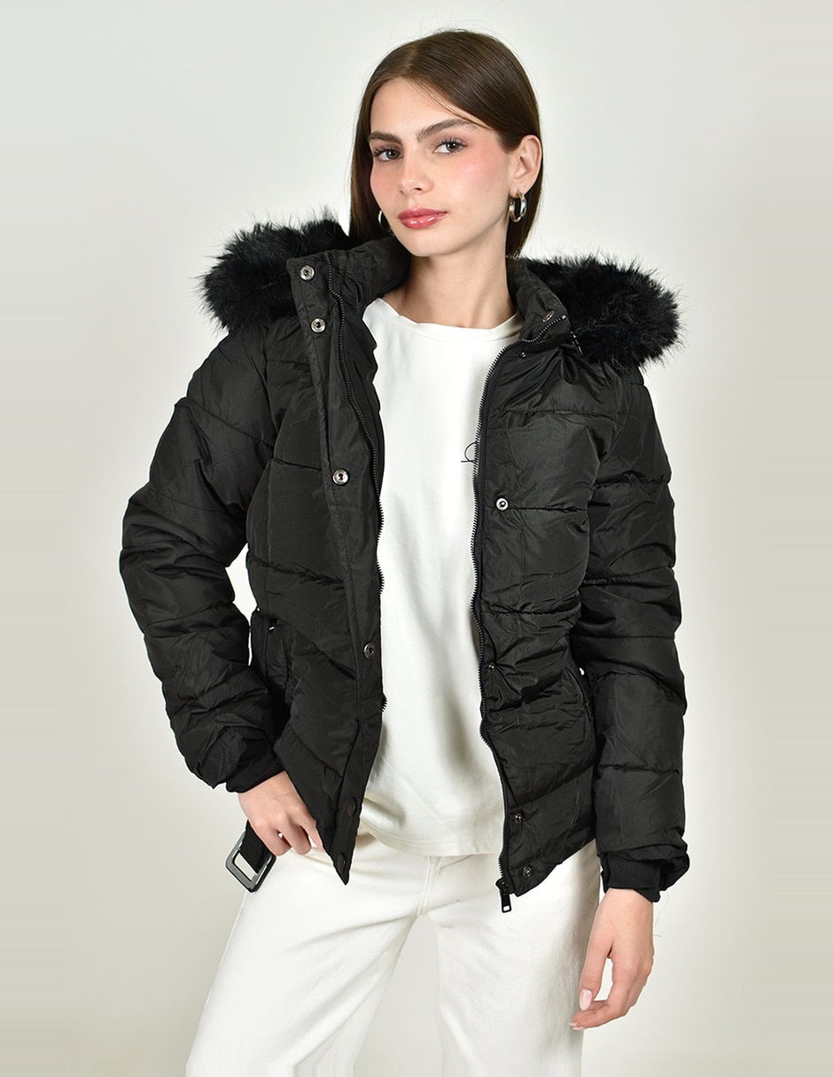 Chamarra acolchada roman fashion para mujer 3