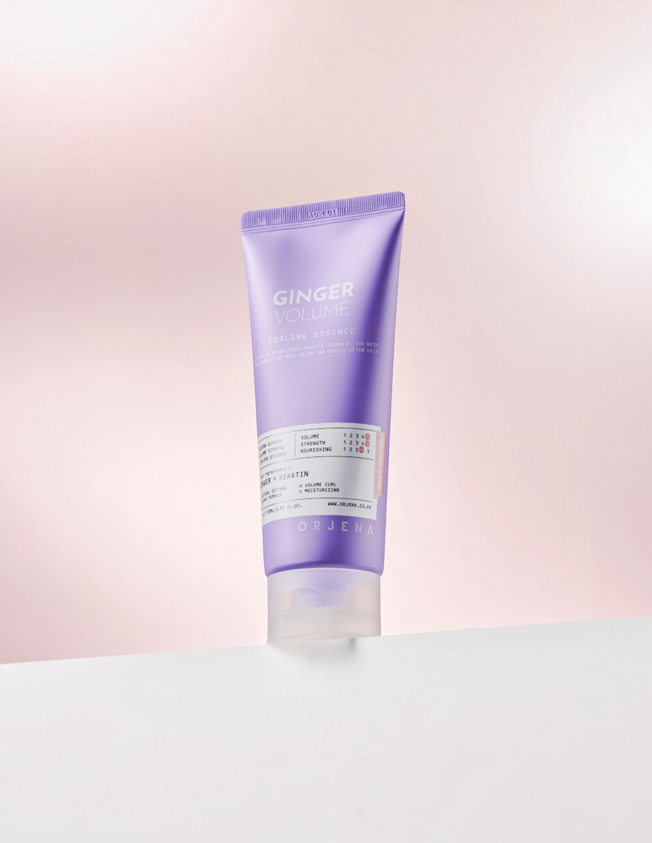 Tratamiento capilar Esencia para Rizos con Extracto de Jengibre reparador Orjena Ginger Volume Firming 4