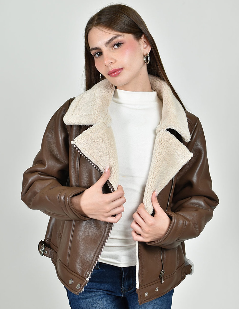 Chamarra casual roman fashion para mujer