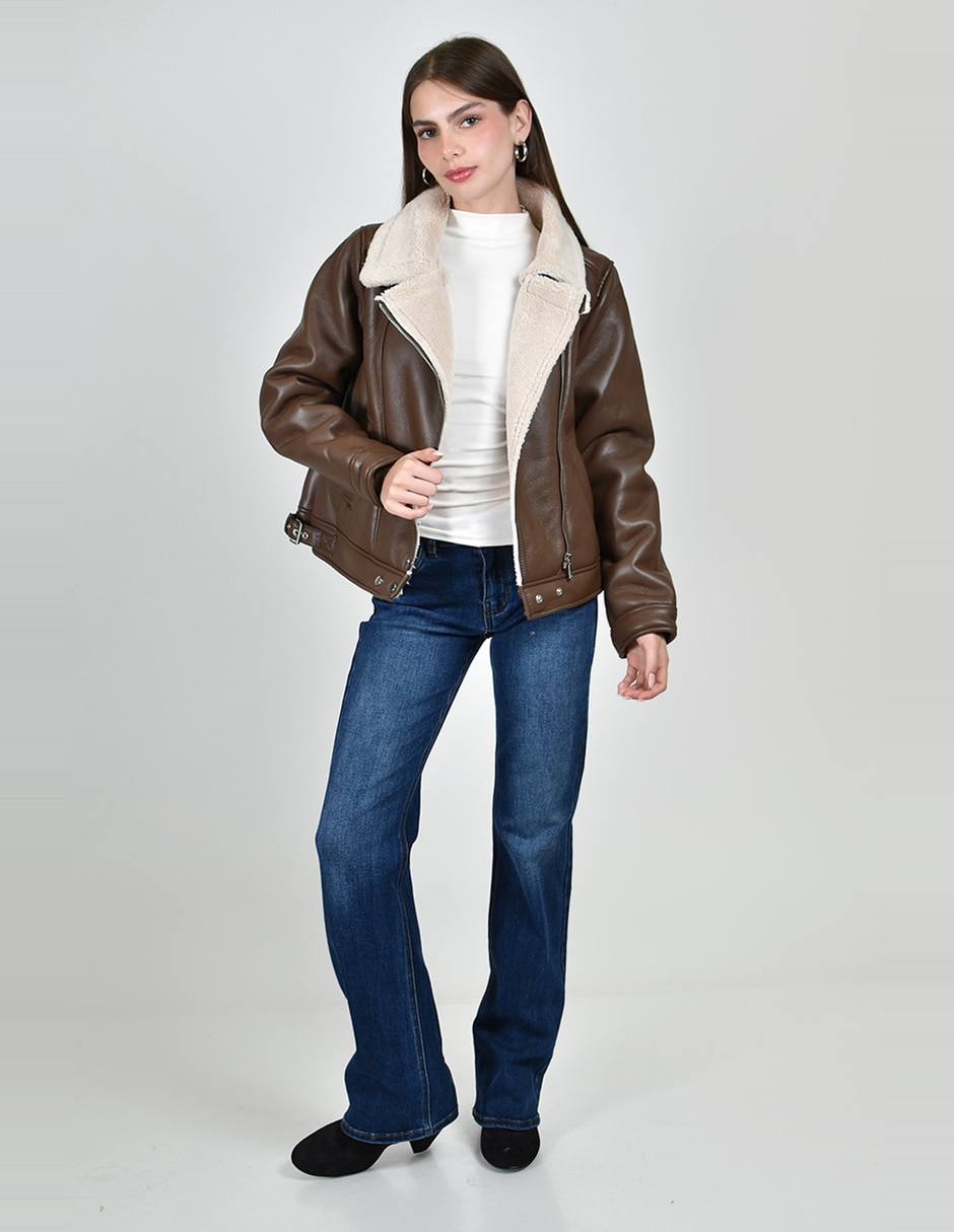 Chamarra casual roman fashion para mujer 4