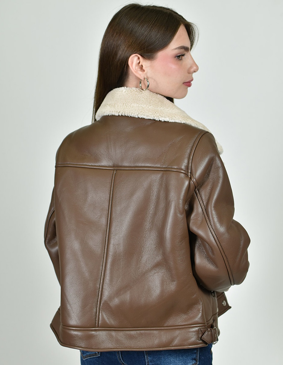 Chamarra casual roman fashion para mujer 5