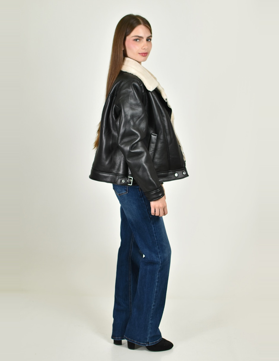 Chamarra casual roman fashion para mujer 2