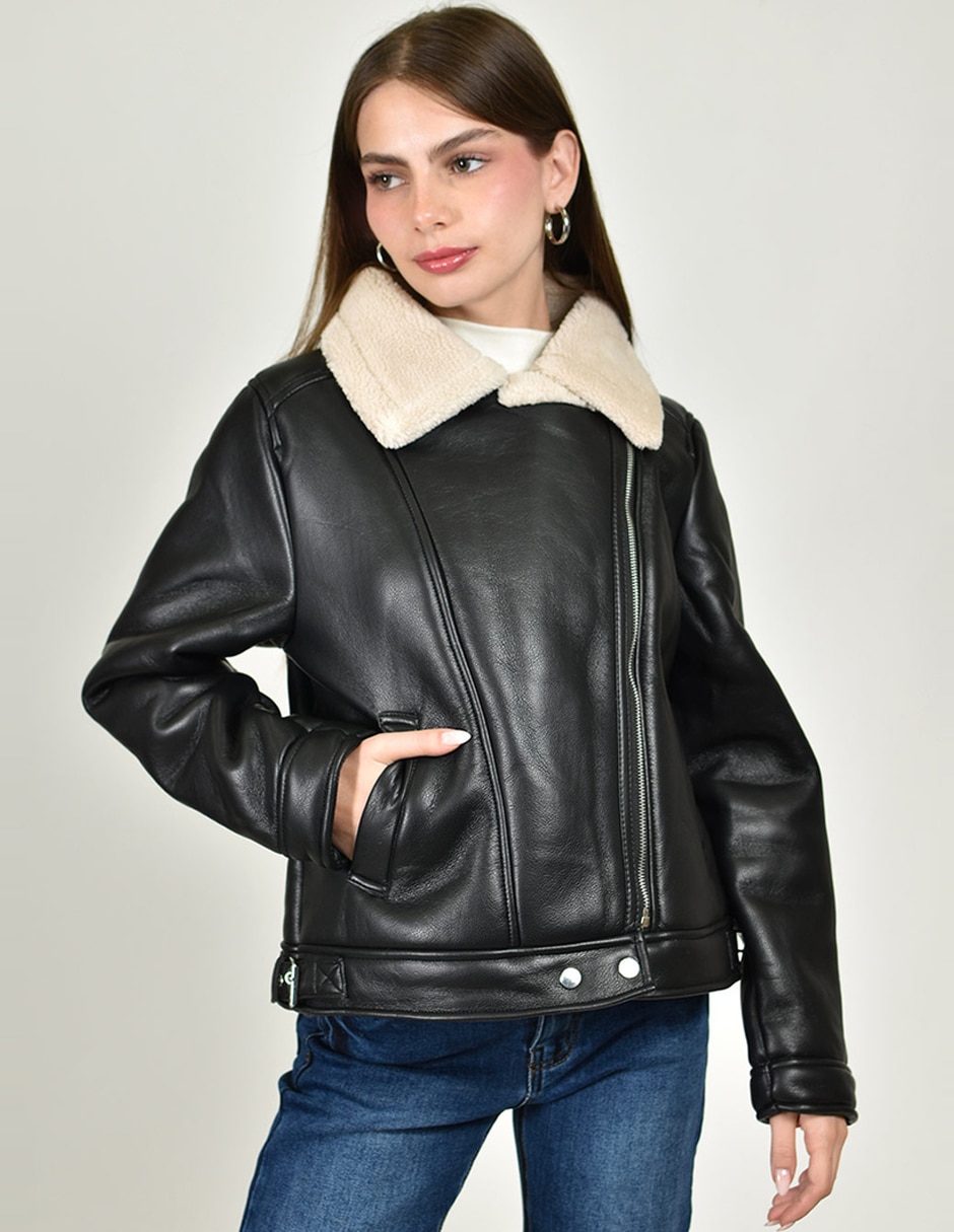 Chamarra casual roman fashion para mujer 3