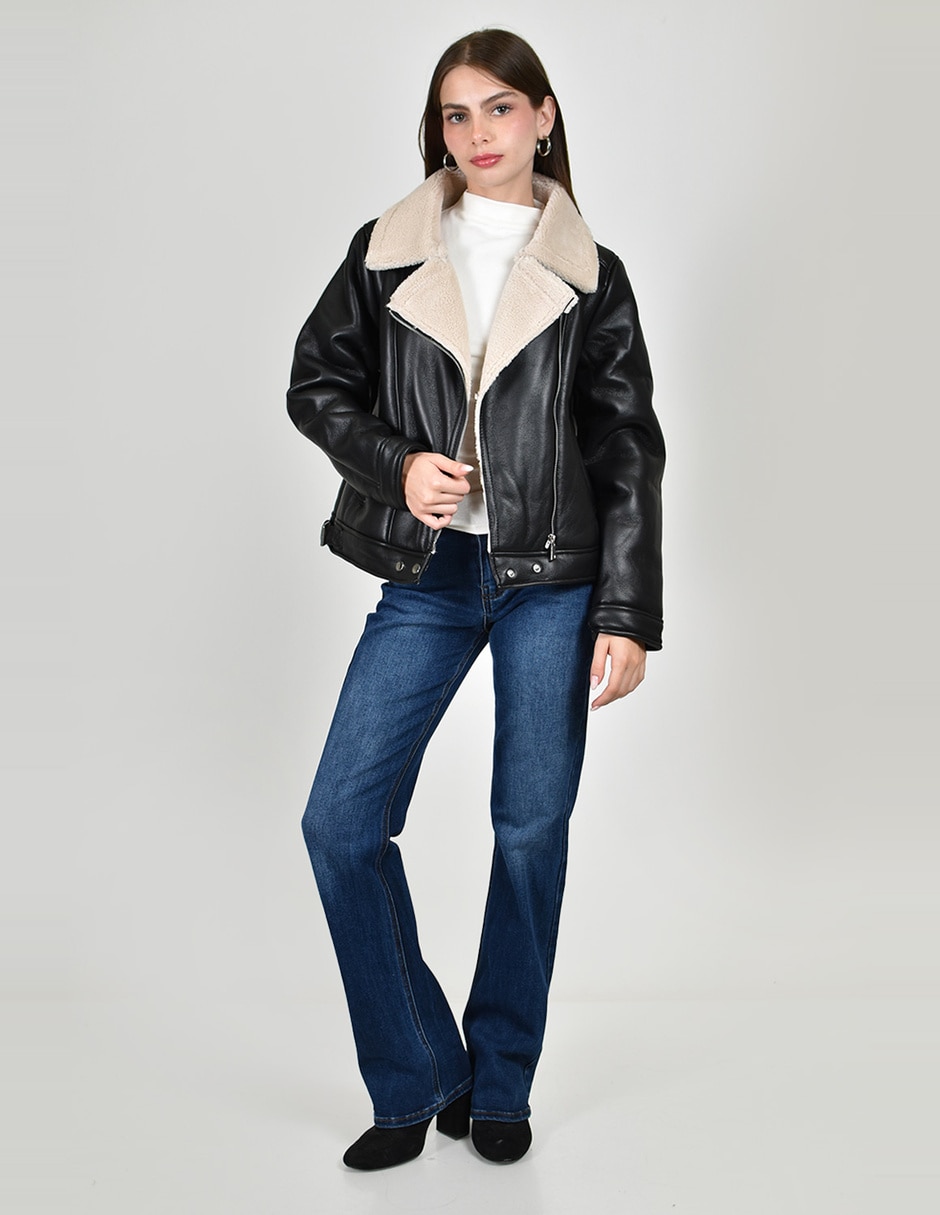 Chamarra casual roman fashion para mujer 4