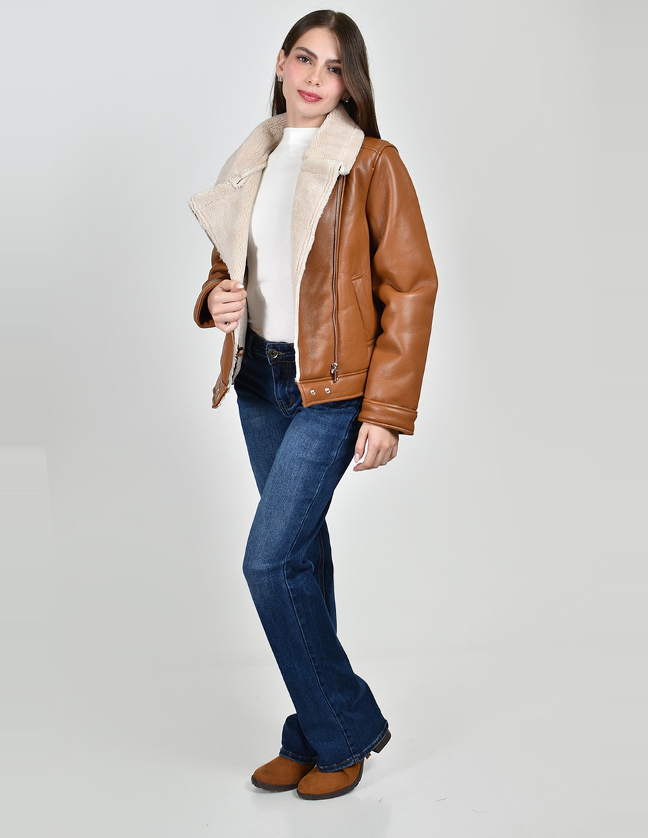 Chamarra casual roman fashion para mujer 2
