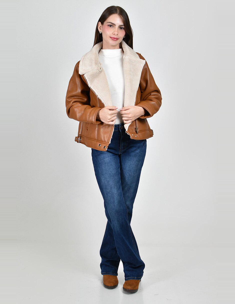 Chamarra casual roman fashion para mujer 3