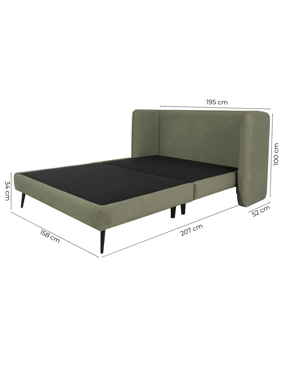 Cama ASANA de Tela 13