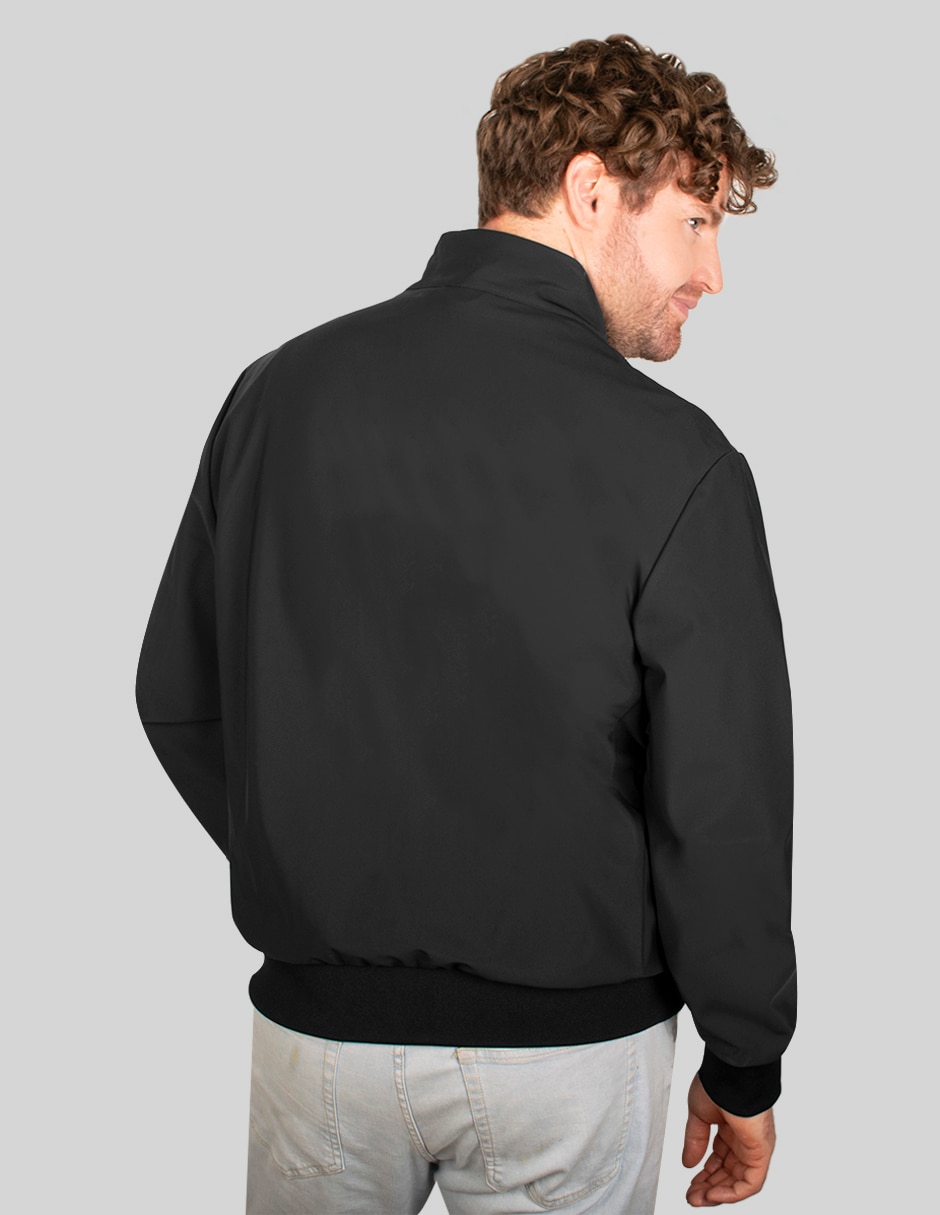 Chamarra casual Plus Size con bolsillos para hombre 3
