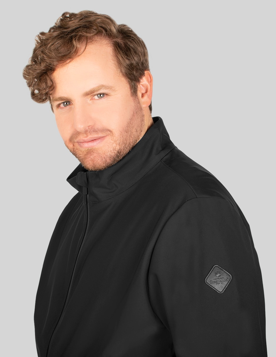 Chamarra casual Plus Size con bolsillos para hombre 2