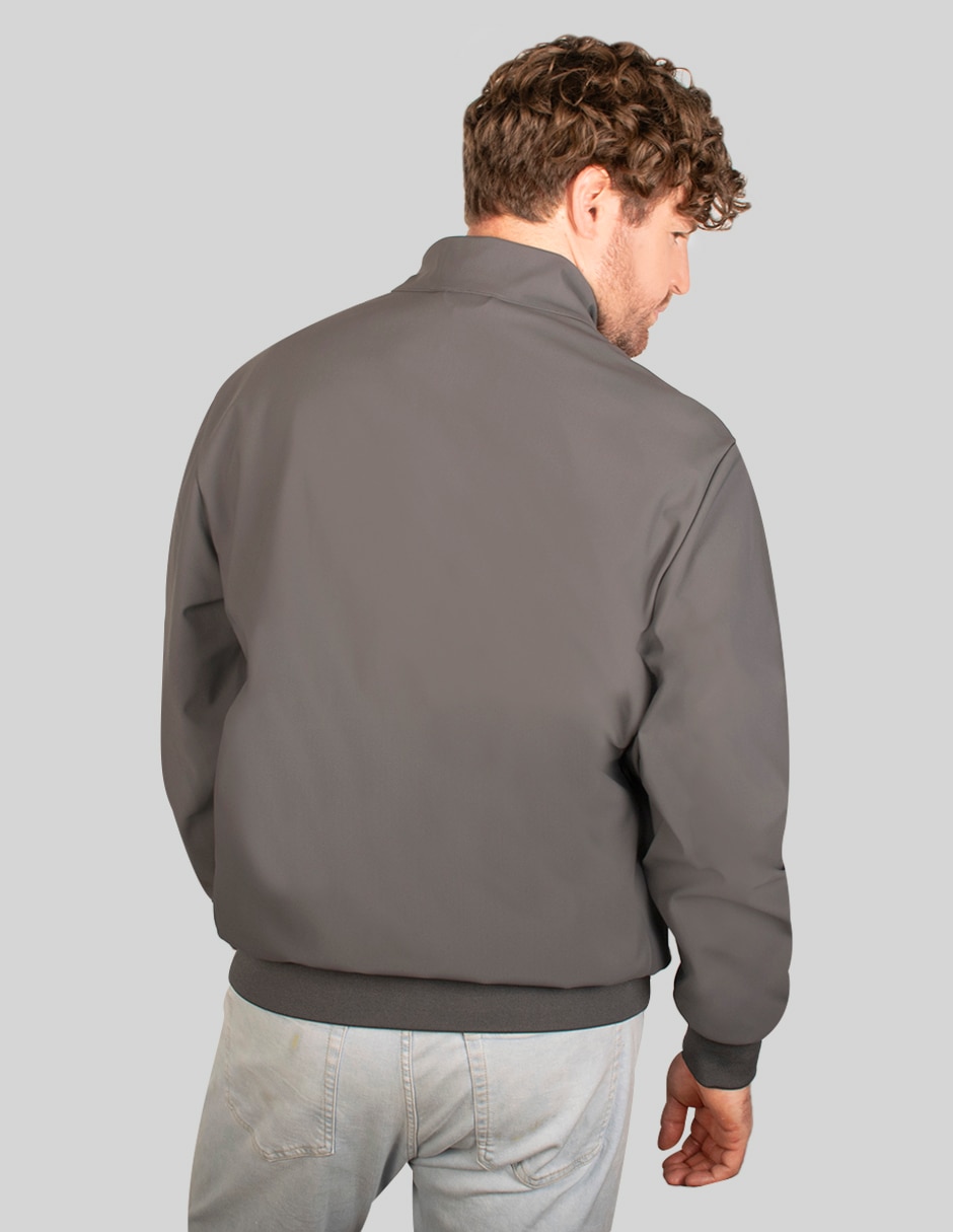 Chamarra casual greenlander plus size con bolsillos para hombre 3
